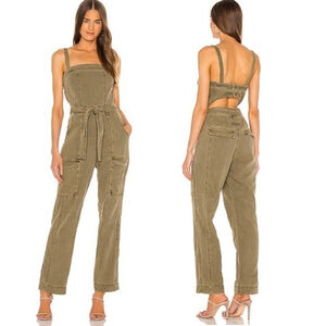 Women's Olive Jumpsuit